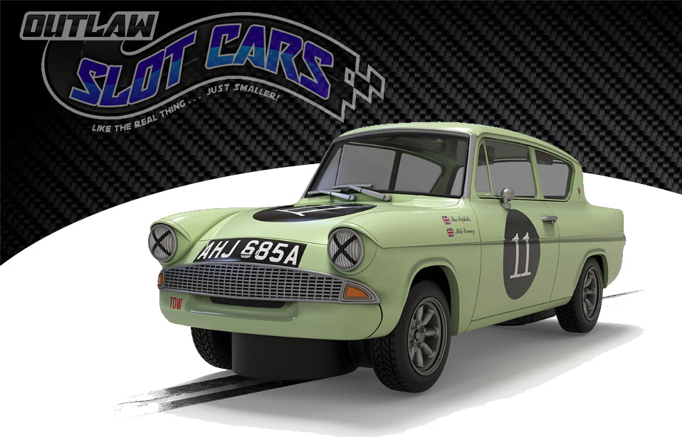 Scalextric C4617 Ford Anglia 105e - Theo Paphitis